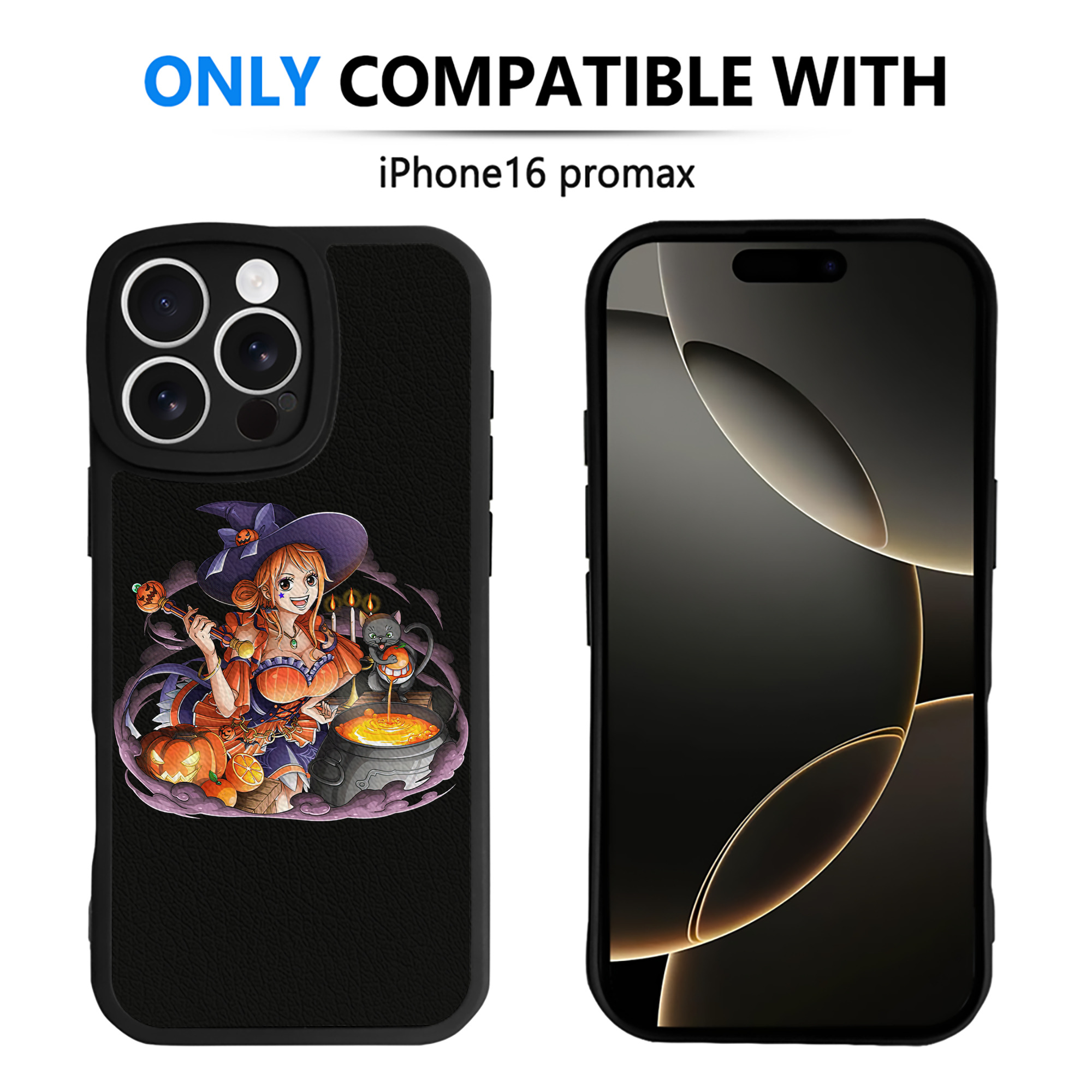 （画像用） ワンピース ナミ ONE PIECE Nami 【iPhone 16シリーズ対応】シリコンスマホケース（レザー調） 材質：シリコン
